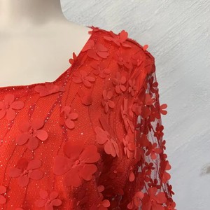 Longues Robes Africaines pour Femme, Vêtement Africain au Design <span class=keywords><strong>Bazin</strong></span>, Dentelle Plissée, Fleurs <span class=keywords><strong>en</strong></span> Trois Dimensions, Paillettes, <span class=keywords><strong>Robe</strong></span> Dashiki - Product Image 5