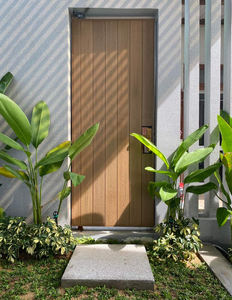 WPC fascia WPC เอฟเฟกต์<span class=keywords><strong>ไม้</strong></span>คอมโพสิตเคลือบผนังด้านนอกสำหรับ156x21mm พื้นที่กลางแจ้ง - Product Image 1