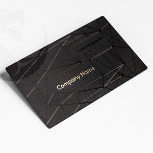 Tarjetas de Visita Metálicas de Lujo Personalizadas con Acabado Mate, Grabado Láser, Mini Etiqueta Negra/Plateada, NFC RFID T5577 EM4305, Resistentes al Agua - Product Image 4