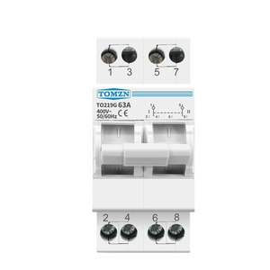 Interrupteur de transfert manuel double alimentation 2P 40A Mini MTS avec verrouillage, montage sur rail DIN, disjoncteur - Product Image 4