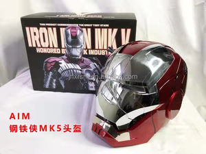 Casque MK5 <span class=keywords><strong>Iron</strong></span>-<span class=keywords><strong>Man</strong></span> Prop pour le film Halloween pour la restauration Portable avec ouverture/fermeture électrique activée par la voix Masques de fête - Product Image 2