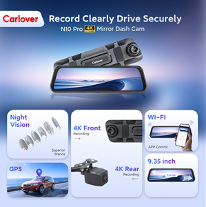 Camera hành trình ô tô 4K+4K, Wifi, camera trước và sau 4K, camera gương chiếu hậu 4K, camera hành trình gương chiếu hậu cho ô tô - Product Image 3