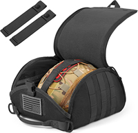 Sac de rangement pour casque tactique avec sangles MOLLE, étui de transport rembourré pour casque avec plusieurs compartiments