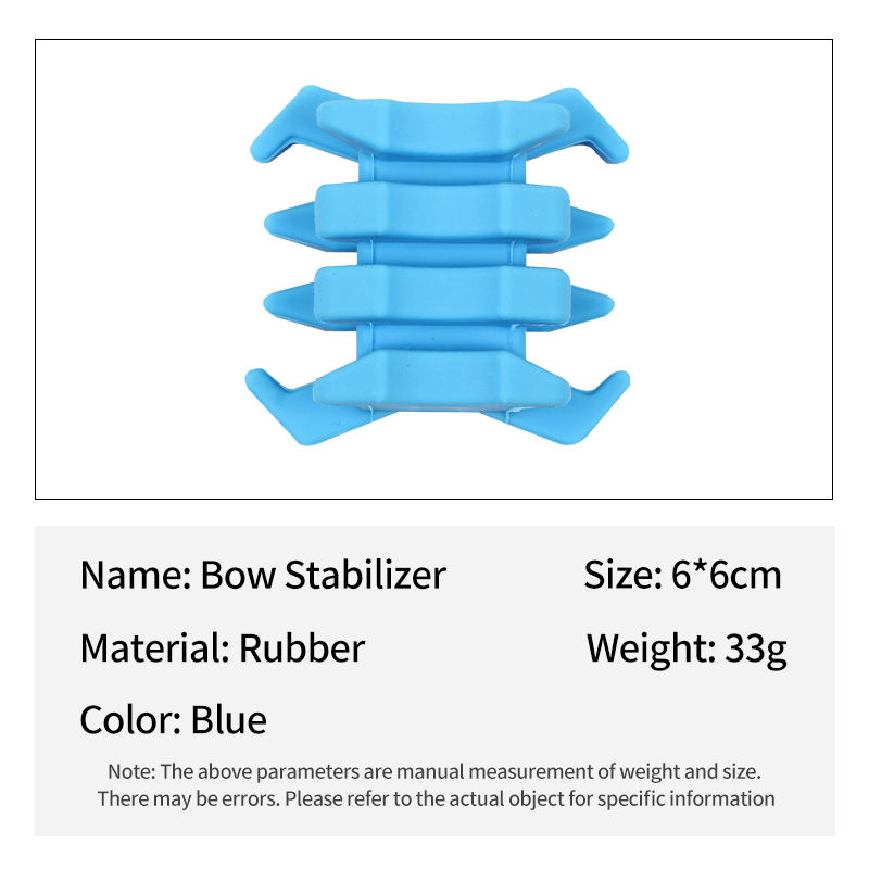 Stabilisateur de membre arc composé-bleu