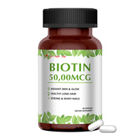 Capsules de biotine - Complément beauté pour la croissance des cheveux, renforce les ongles et nourrit la peau, éclat naturel, sans OGM
