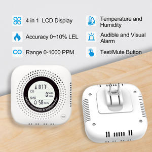 Détecteur 4-en-1 de monoxyde de carbone et de gaz naturel, moniteur de monoxyde de carbone et de gaz combustibles pour cuisine, maison, camping-car - Product Image 3