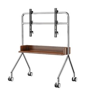 Mobiler TV-Ständer Rollender TV-Wagen Bodenst änder mit Rädern für 32-65-Zoll-Bildschirme - Product Image 1