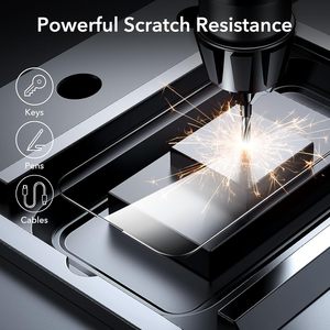 Meilleur film de protection d'écran en verre trempé anti-espionnage transparent HD pour iPhone 14 Plus sonneries de téléphone <span class=keywords><strong>portable</strong></span> les plus minces incluses GPS - Product Image 6
