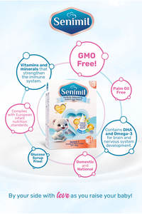 Leche de Crecimiento Senimil 3, 400g, Estándar Europeo, Leche en Polvo para Niños Pequeños, Etapa 3, Sin Aceite de Palma, Sin Glucosa, Enriquecida con DHA, GOS y FOS - Product Image 2