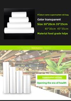 Bolsas de Comestibles de HDPE Grueso en Rollo, Aprobadas por la FDA, Inodoras, Transparentes, para Mercados de Agricultores y Venta Minorista
