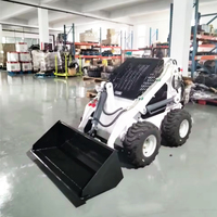 Mini-chargeuse compacte sur chenilles avec chargeur frontal, accessoires multifonctions, moteur 75 kW, haute efficacité