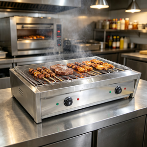 Nuevo Producto en Oferta, Parrilla Eléctrica para Barbacoa sin Humo, Material de Acero al Carbono, Diseño Portátil de Sobremesa, Temperatura Ajustable - Product Image 2