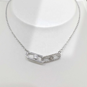 high quality plata 925 sterling silver cute bear pendant <b>necklace</b> rose gold plated gift girls best <b>friend</b> personalized <b>necklaces</b> - Product Image 3