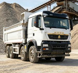 รถดัมพ์มือสอง SINOTRUK HOWO TX 8x4 371 แรงม้า ยูโร 2 ราคาประหยัด บรรทุกได้ 16 ตัน เหมาะสำหรับผู้รับเหมา ใช้งานได้หลากหลาย - Product Image 1