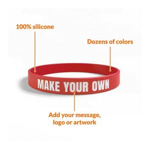 Bracelet en silicone personnalisé imprimé arc-en-ciel pour la fierté, événements caritatifs, collectes de fonds, sensibilisation, soutien, tailles adultes et enfants - Product Image 5