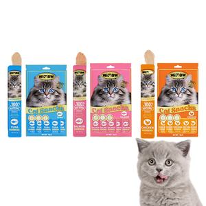 Usine professionnelle d'aliments pour animaux de compagnie Oem Odm crémeux liquable chat humide traite des collations saveur personnalisée collation de nourriture humide pour chats - Product Image 6