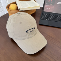 Gorra de Béisbol de 6 Paneles con Bordado de Marca Estilo Americano, Unisex, Ajustable, Estiliza el Rostro