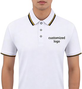 Polo Personalizzate con LOGO per Eventi di <span class=keywords><strong>Tennis</strong></span>, Golf e Polo. Abbigliamento da Lavoro di Alta Qualità con Colletto per <span class=keywords><strong>Uomo</strong></span> e Donna - Product Image 1
