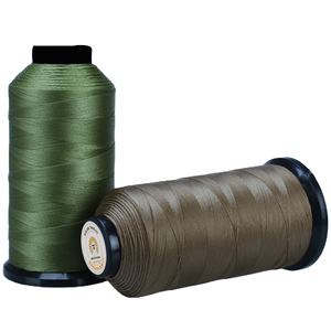 Patrón teñido de hilo de coser unido de nailon de 100% poliéster ecológico de alta resistencia para aplicación de ropa - Product Image 2