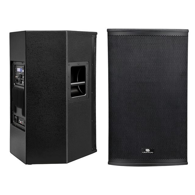 15 Inch Full Range Active Speaker DSP Powered Stage Loudspeaker Professional Audio PA System