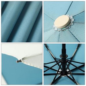 Custom Logo Portable 3 Fold Automatic <b>Windproof</b> Waterproof Uv <b>Umbrella</b> for Kids Adults - Product Image 4