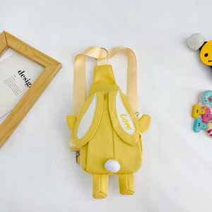 Sevimli tavşan kulaklı çapraz askılı çanta, çok yönlü kız göğüs çantası, tek omuz çantası, şık çok bölmeli Fransız çantası - Product Image 5
