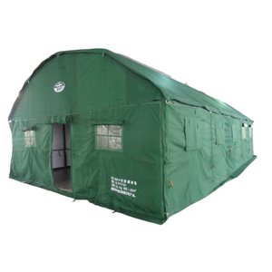 Tenda da <span class=keywords><strong>Campeggio</strong></span> Permanente Personalizzata Extra Large in PVC per Quattro Stagioni, con Una Camera da Letto, Struttura in Acciaio Resistente, per 60 Persone, Ideale per Campi di Lavoro - Product Image 1
