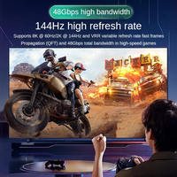 Kabel Definisi Tinggi untuk PC TV Proyektor 8K 60Hz Ultra-Jernih dengan Konduktor Baja Berlapis Tembaga Mendukung Kabel HDTV 2.1