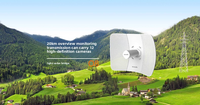 Enrutador CPE para exteriores Tenda O8, rango de 20km, 5GHz, 23dBi, 11ac, para vigilancia CCTV y transmisión de datos