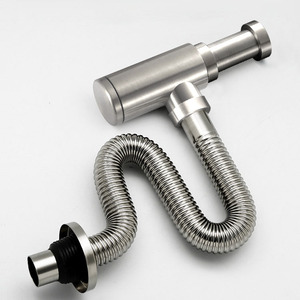 Chai bẫy thép không gỉ Siphon rửa lưu vực bồn rửa nhà bếp Siphon cho bồn rửa thoát nước mở rộng cho lưu vực chất thải và ổ cắm - Product Image 3