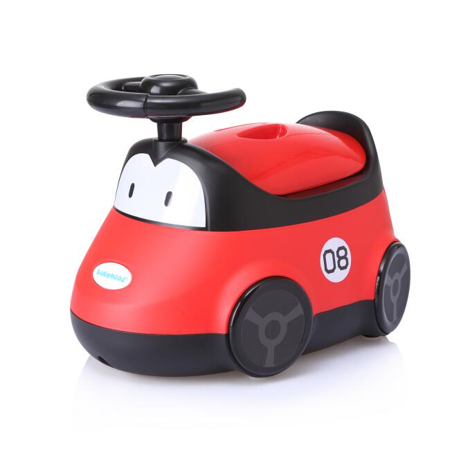 BABYHOOD OEM EN71 пластиковый маленький переносной экологичный мультяшный автомобиль, портативный Детский обучающий туалет для детей, стул для горшка, тренажер сиденья