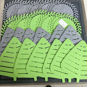 Chất lượng cao cảm thấy nút chai thấm Đế Lót Ly Bảng uống Coaster đặt bàn cà phê đế lót ly để bảo vệ bàn - Product Image 4