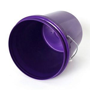 WB-P007 Seau de <span class=keywords><strong>lavage</strong></span> de voiture en plastique PP violet 20L (5 gallons) avec filtre anti-grains et couvercle, seau de detailing pour le nettoyage automobile - Product Image 4