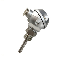 Sonda Industrial de Acero Inoxidable para Medición de Temperatura, Termopar Tipo K, Tipo Pt100