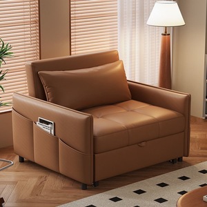 Canapé-lit pliant en cuir de luxe moderne canapé-lit coulissant pliable avec des prix bon marché meubles de chambre à coucher de salon - Product Image 2