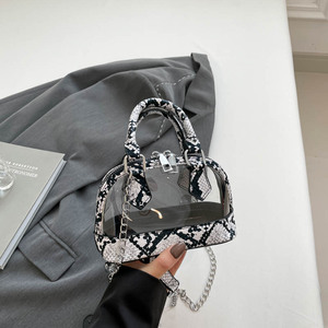 Nuova Borsa a Tracolla Trasparente a Forma di Conchiglia in PVC, Design alla Moda per Uso Quotidiano Femminile - Product Image 3