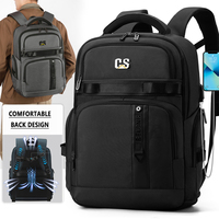 Bolsa para Portátil Oxford de Poliéster de Alta Calidad al por Mayor, Gran Capacidad, Inteligente, con USB, Impermeable, para Viajes, Escuela, Universidad, para Hombre, con Logotipo Personalizado