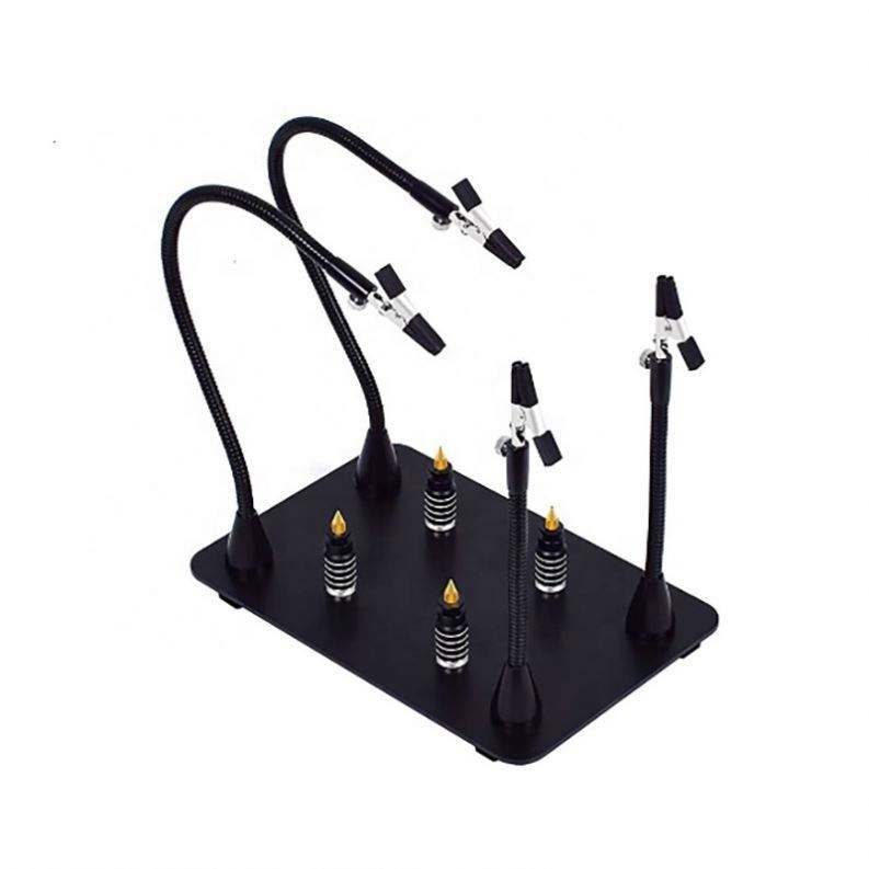 Helping Hands Soldering, Third Hand Soldering Tool PCB Holder Agnetic Based Flexible Etal Ars
