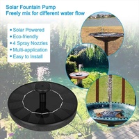 Fontaine solaire flottante pour bassin, alimentée par panneaux solaires, décorations de jardin pour bain d'oiseaux, bassin, aquarium et réservoir à poissons