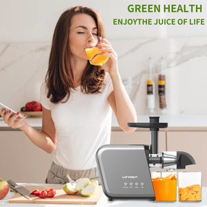 Exprimidor de Frutas y Verduras, Exprimidor Horizontal de 200W, Materiales de Grado Alimenticio con Cabezales 3 en 1 - Product Image 5