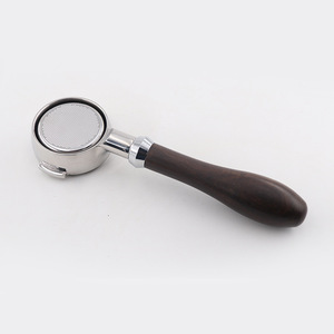Soporte de filtro de portafiltro de café único de 51MM, <span class=keywords><strong>mango</strong></span> de filtro de máquina de café Espresso para <span class=keywords><strong>Delonghi</strong></span> - Product Image 2