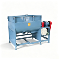 Mélangeur à ruban horizontal haute efficacité, machine industrielle de mélange alimentaire et chimique, capacité 1000 kg, 18,5 kW, matériau SUS304