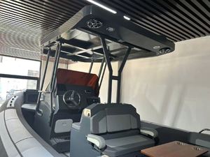 <span class=keywords><strong>Bateau</strong></span> semi-rigide Reachsea Hypalon RHIB pour 16 personnes, 860 cm, console de luxe, OEM ODM, couleur grise, pour le sauvetage - Product Image 5