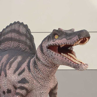 Costume de Spinosaurus classique avec design de jambes cachées, robuste, léger et flexible, tailles personnalisées, pour parcs d'aventure, aéroports et utilisation en extérieur