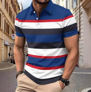 New wholesale summer <b>t</b>-<b>shirts</b> men's collared <b>shirts</b> polo <b>shirts</b> golf polo <b>shirts</b> men's business casual short sleeves - Product Image 3