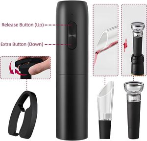 NEW Combination Perfect <b>Gift</b> Electric <b>Wine</b> Opener Combo Set of Automatic <b>Wine</b> Opening, <b>Wine</b> Pouring, <b>Wine</b> Aerating Preserving - Product Image 3
