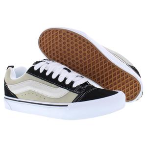 Vans Knu Skool Suede Chaussures de skate unisexes Beige Noir - Product Image 4