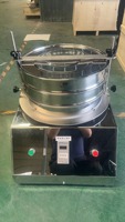 Tamis circulaire de laboratoire en acier inoxydable de 200 mm, tamis standard pour l'analyse de la granulométrie des minerais avec moteur 380V