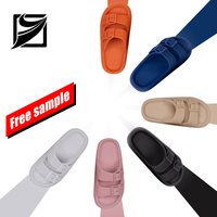 Ycfootwear Sandales Nuage à Double Boucle Réglable Chaussons Nuage Confortables pour Femmes