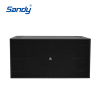 Sandy B3 - Subwoofer Doble de 18 Pulgadas, Gran Oferta, Subwoofer para Exteriores Resistente al Agua, Sistema de Sonido Profesional